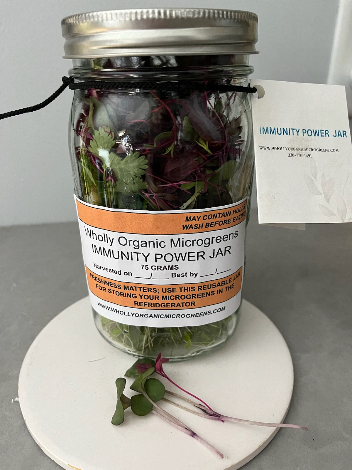 Quart Jar Of Microgreens Mix(EACH)